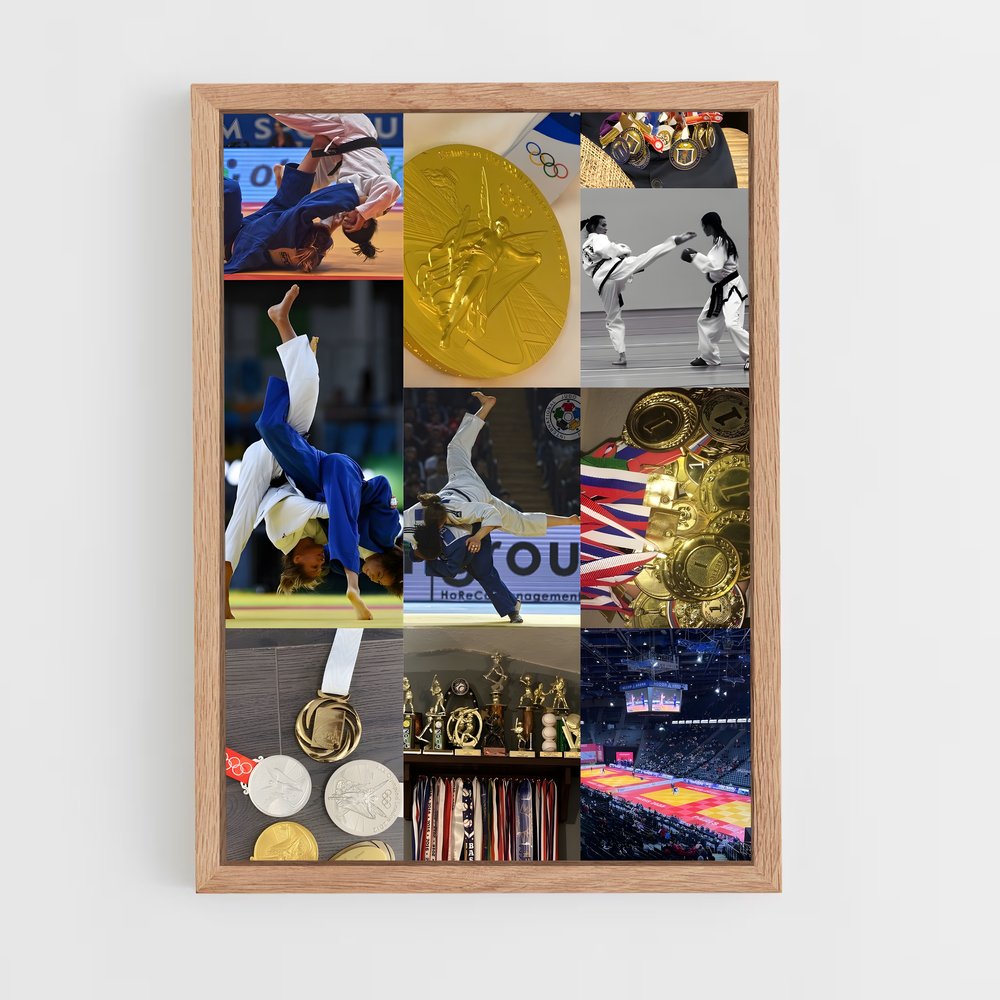 Poster Champions du Tatami – affiche Judo (vue 4)